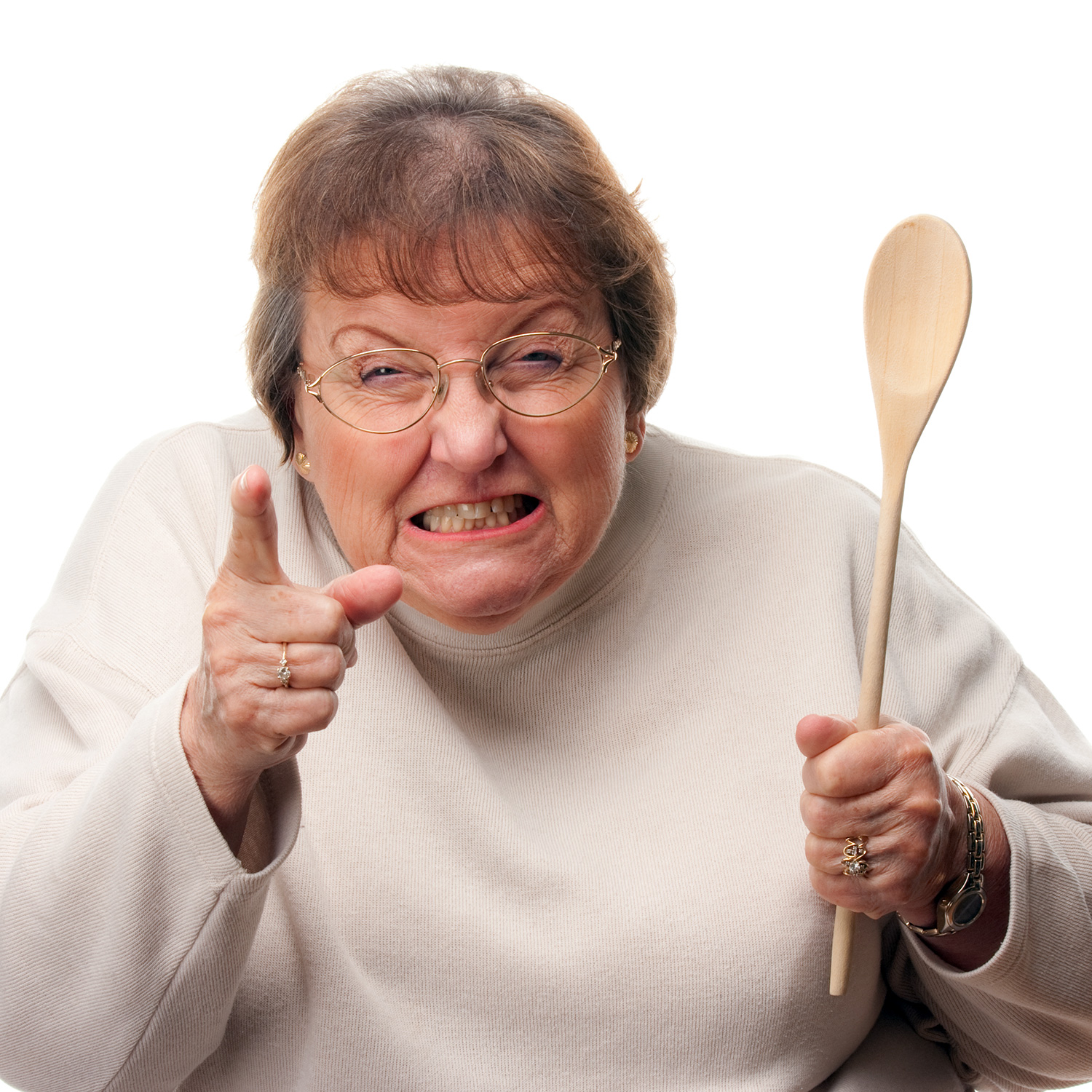 Spoon Granny Blank Meme Template