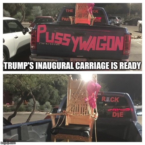 Trump | TRUMP'S INAUGURAL CARRIAGE IS READY | image tagged in donald trump,inauguration | made w/ Imgflip meme maker