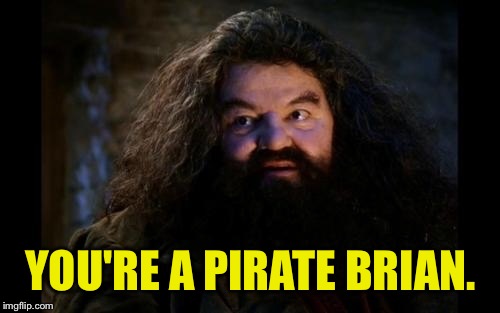 YOU'RE A PIRATE BRIAN. | made w/ Imgflip meme maker