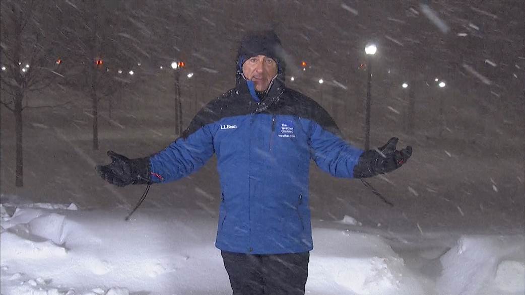 High Quality jim cantore Blank Meme Template