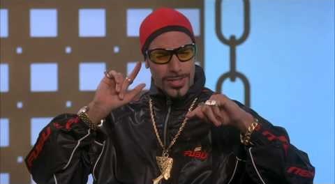 High Quality Ali G hearing listening Blank Meme Template