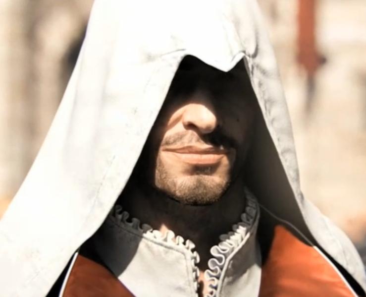 Ezio approves Blank Meme Template