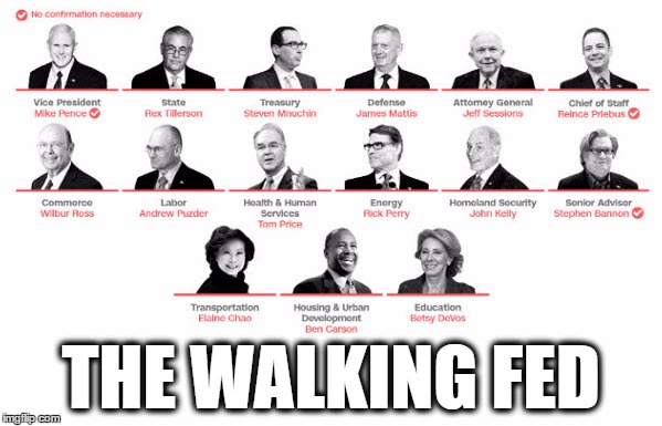 THE WALKING FED | THE WALKING FED | image tagged in donald trump | made w/ Imgflip meme maker
