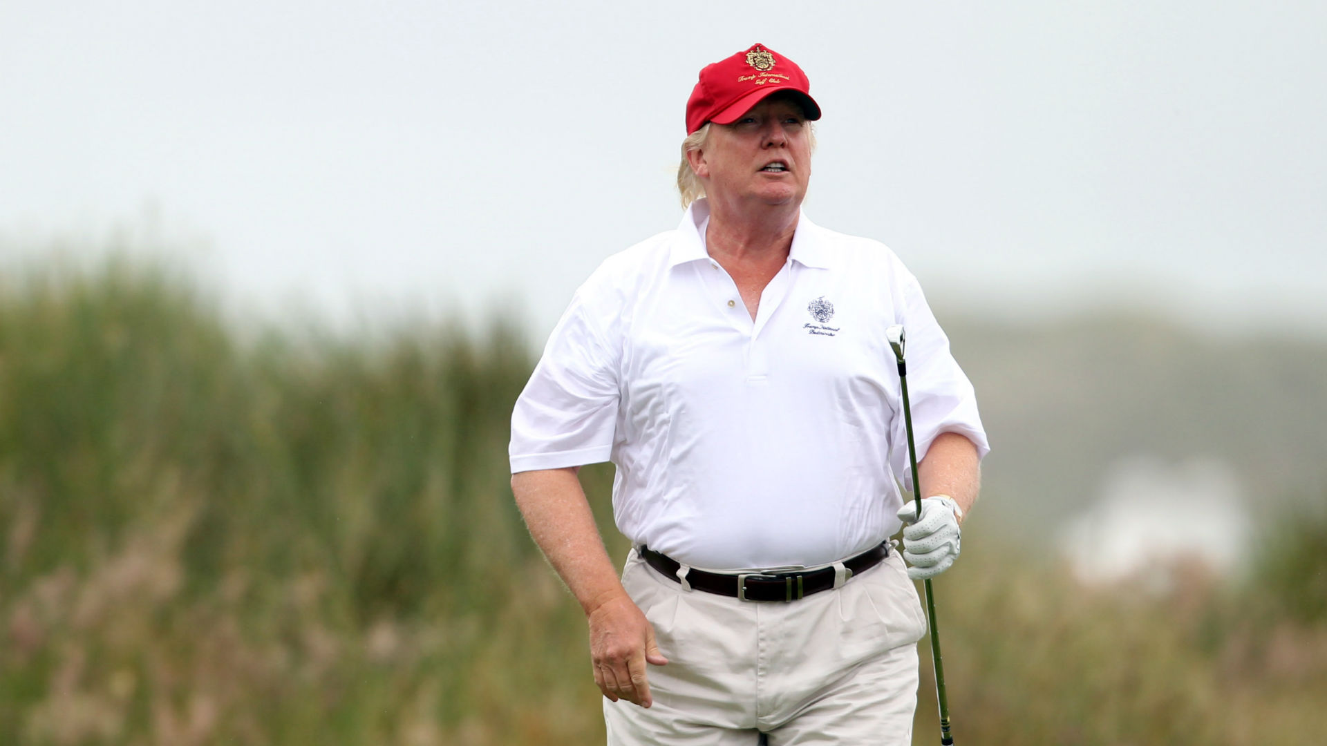 Trump Golfing. 