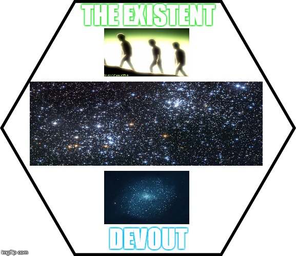 Existent Devout  | THE EXISTENT; DEVOUT | image tagged in exist existence devout way ways life live logo meme | made w/ Imgflip meme maker