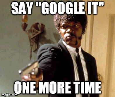 Say That Again I Dare You | SAY "GOOGLE IT"; ONE MORE TIME | image tagged in memes,say that again i dare you | made w/ Imgflip meme maker