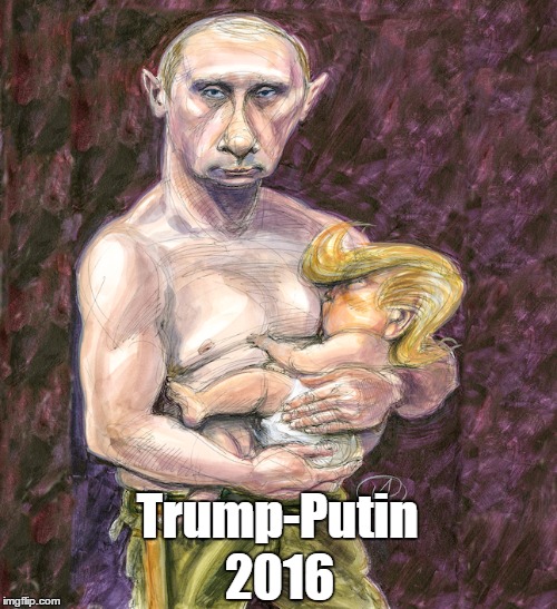 Trump-Putin 2016 | Trump-Putin 2016 | image tagged in trump sucks,trump - putin,putin is winning,trump outfoxed,trump - putin 2016 | made w/ Imgflip meme maker
