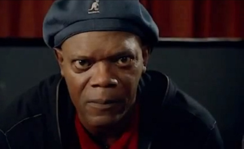 High Quality Samuel L Jackson In Your Face Blank Meme Template