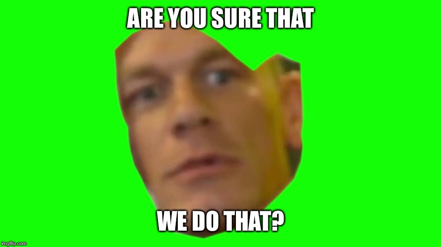 Jon Cena Are You Sure About That | ARE YOU SURE THAT WE DO THAT? | image tagged in jon cena are you sure about that | made w/ Imgflip meme maker