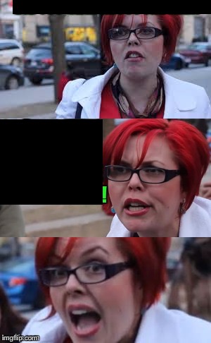 High Quality Bad Pun Feminazi Blank Meme Template