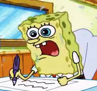 Spongebob Writing Blank Meme Template