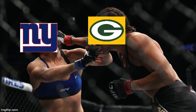 image tagged in giants packers | made w/ Imgflip meme maker