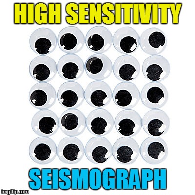 HIGH SENSITIVITY SEISMOGRAPH | made w/ Imgflip meme maker