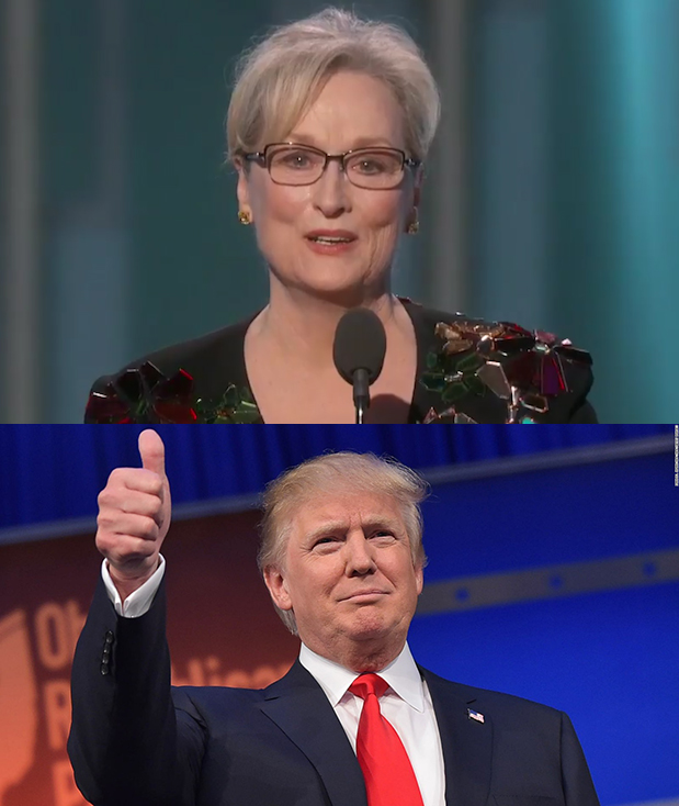 High Quality Streep Trump Blank Meme Template