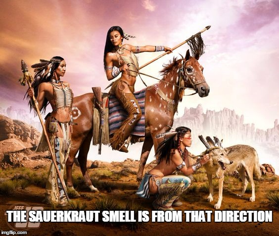 THE SAUERKRAUT SMELL IS FROM THAT DIRECTION | made w/ Imgflip meme maker