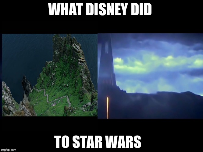 WHAT DISNEY DID; TO STAR WARS | image tagged in castle | made w/ Imgflip meme maker