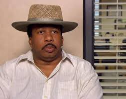 Stanley from the office in a hat  Blank Meme Template