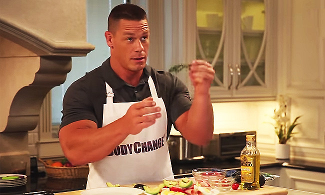 High Quality Cena Cooking Blank Meme Template