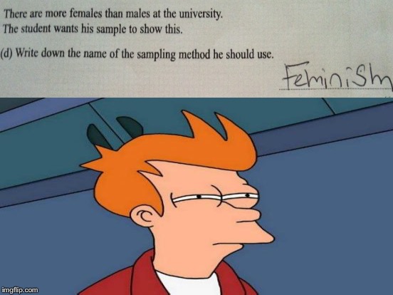 Title got me triggered | image tagged in feminism,feminist,question,patchthealpha | made w/ Imgflip meme maker