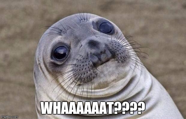 WALRUSES  | WHAAAAAAT???? | image tagged in memes,awkward moment sealion | made w/ Imgflip meme maker