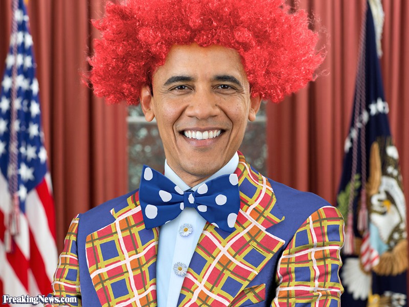 High Quality Obama Clown Blank Meme Template