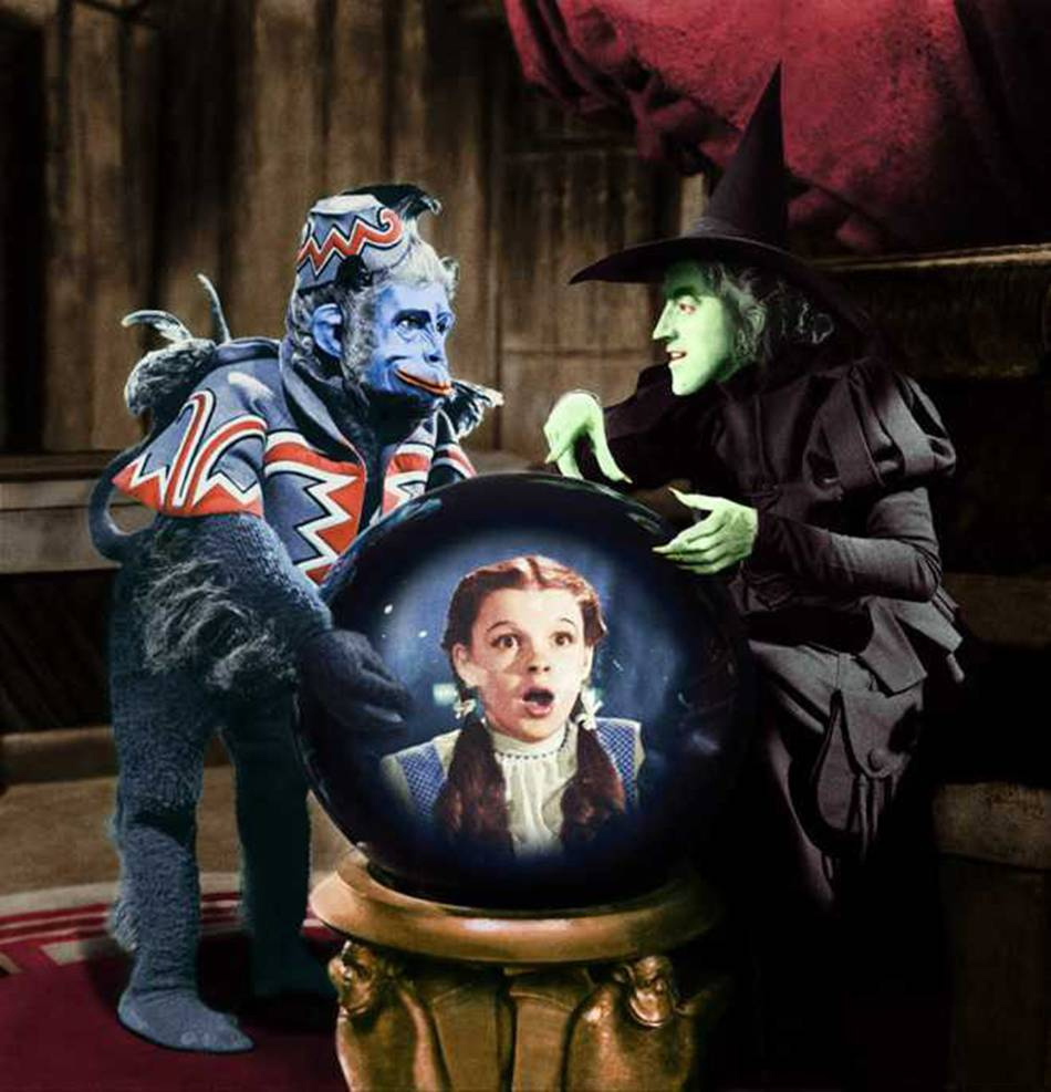 High Quality I'll get you My Pretty... Wizard of Oz - OzTV. Blank Meme Template