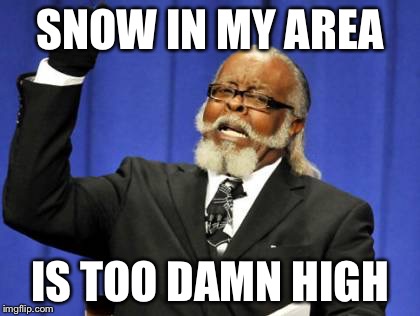Too Damn High | SNOW IN MY AREA; IS TOO DAMN HIGH | image tagged in memes,too damn high | made w/ Imgflip meme maker