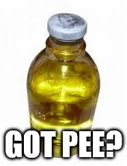 trump got pee? | GOT PEE? | image tagged in pee,piss,urine,anti trump,anti trump meme | made w/ Imgflip meme maker