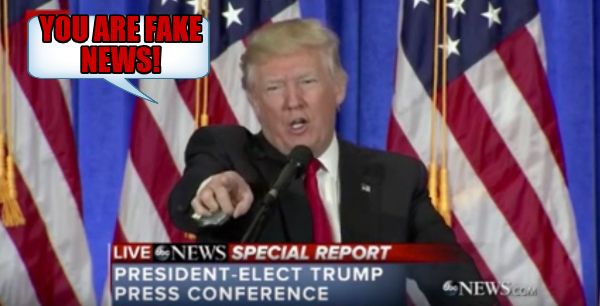 Trump Fake News Blank Meme Template