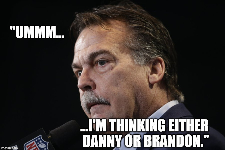 "UMMM... ...I'M THINKING EITHER DANNY OR BRANDON." | made w/ Imgflip meme maker