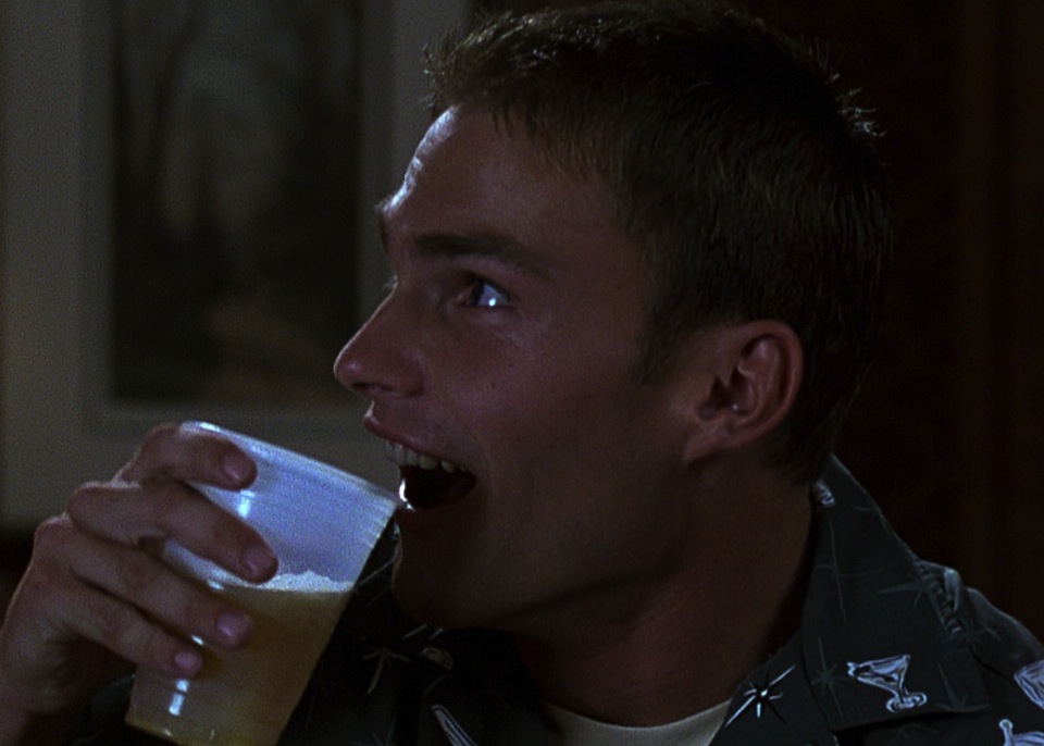 Stifler Drinks Compromised Beer Blank Meme Template