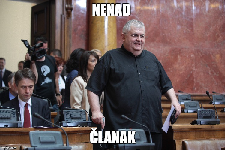 NENAD; ČLANAK | made w/ Imgflip meme maker
