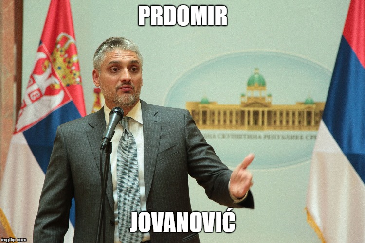 PRDOMIR; JOVANOVIĆ | made w/ Imgflip meme maker