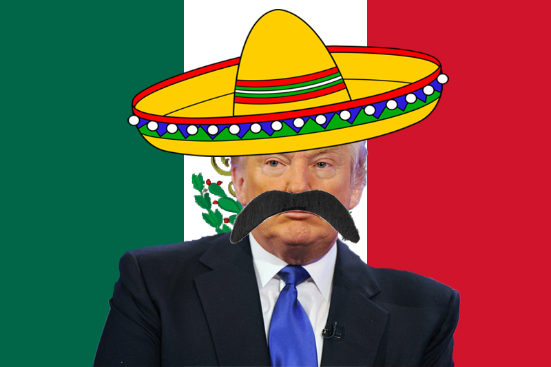 High Quality Mexican trump. Blank Meme Template