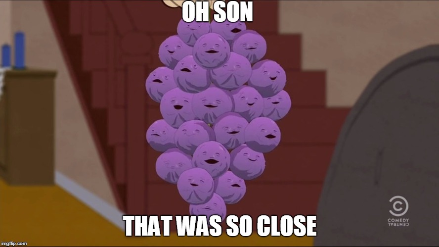 Member Berries Meme | OH SON; THAT WAS SO CLOSE | image tagged in memes,member berries | made w/ Imgflip meme maker