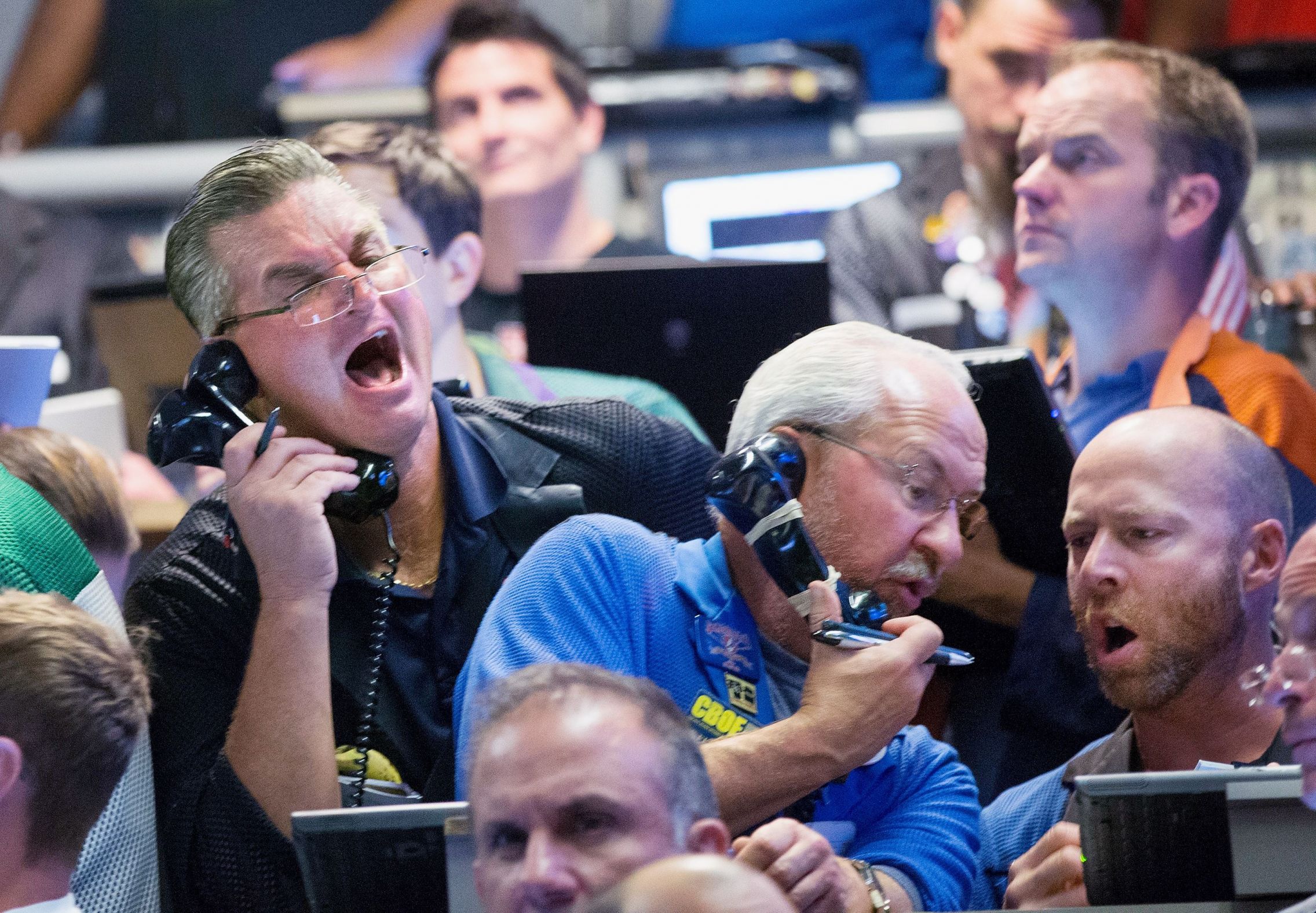 Upset Stock Market Traders Blank Template Imgflip
