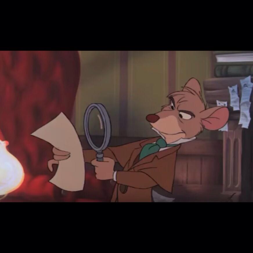 mouse detective Blank Meme Template