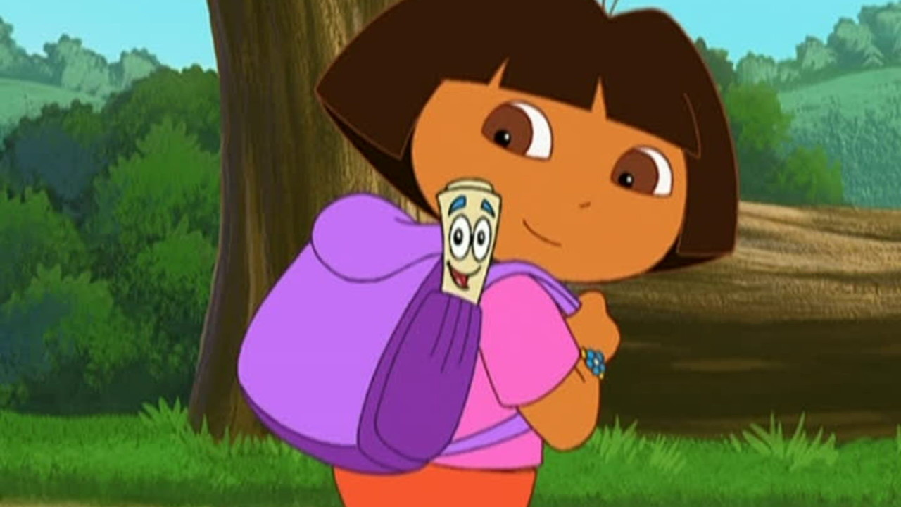 Dora and the map Blank Meme Template