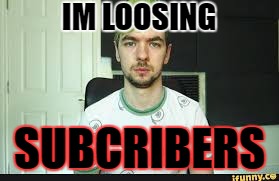 Jacksepticeye Loosing subs meme | IM LOOSING; SUBCRIBERS | image tagged in jacksepticeye,im loosing subscribers,dissapointed,youtube | made w/ Imgflip meme maker