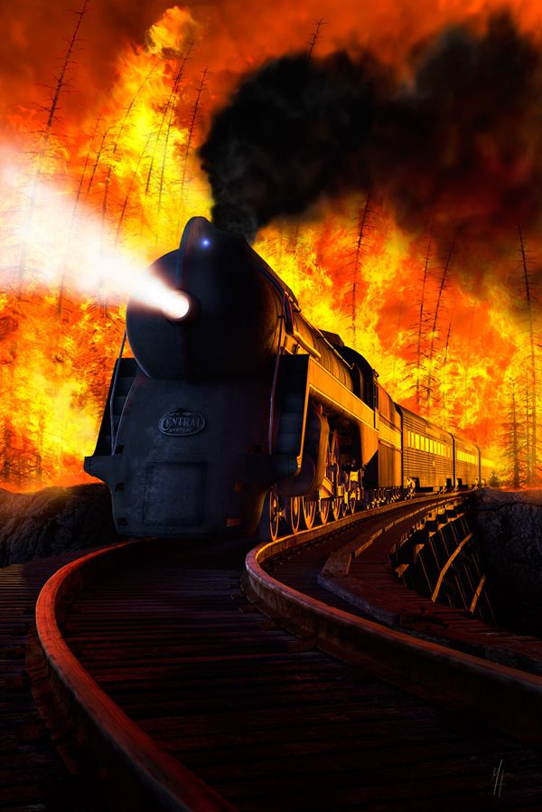 Train On Fire Memes Gifs Imgflip