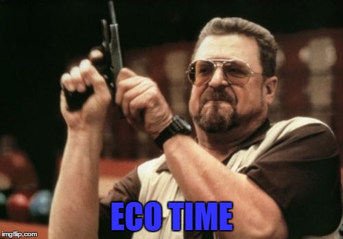 Am I The Only One Around Here | ECO TIME | image tagged in memes,am i the only one around here | made w/ Imgflip meme maker