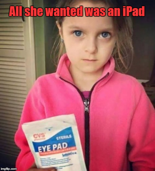 All she wanted was an iPad | image tagged in christmas,rubbish,bad present | made w/ Imgflip meme maker