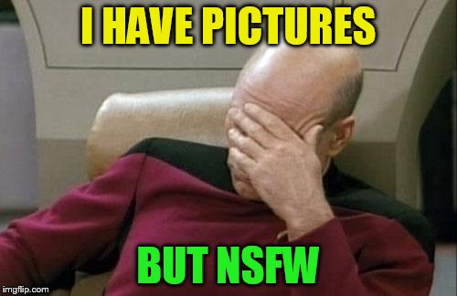Captain Picard Facepalm Meme | I HAVE PICTURES BUT NSFW | image tagged in memes,captain picard facepalm | made w/ Imgflip meme maker