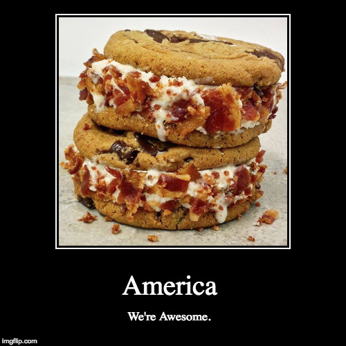 Making Bacon Great Again. | image tagged in funny,demotivationals,trump,bacon,america,'murica | made w/ Imgflip demotivational maker