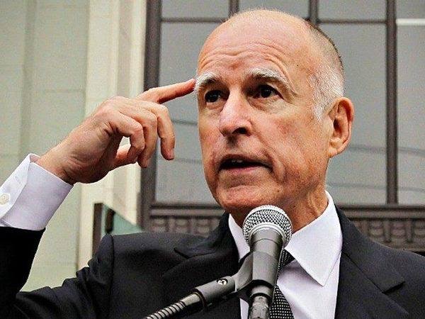 High Quality Jerry Brown Blank Meme Template