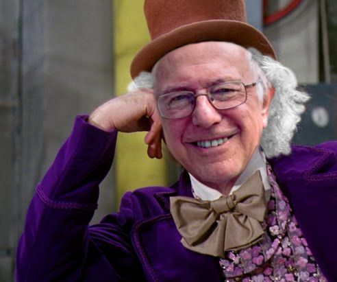 High Quality Wonka Sanders Blank Meme Template