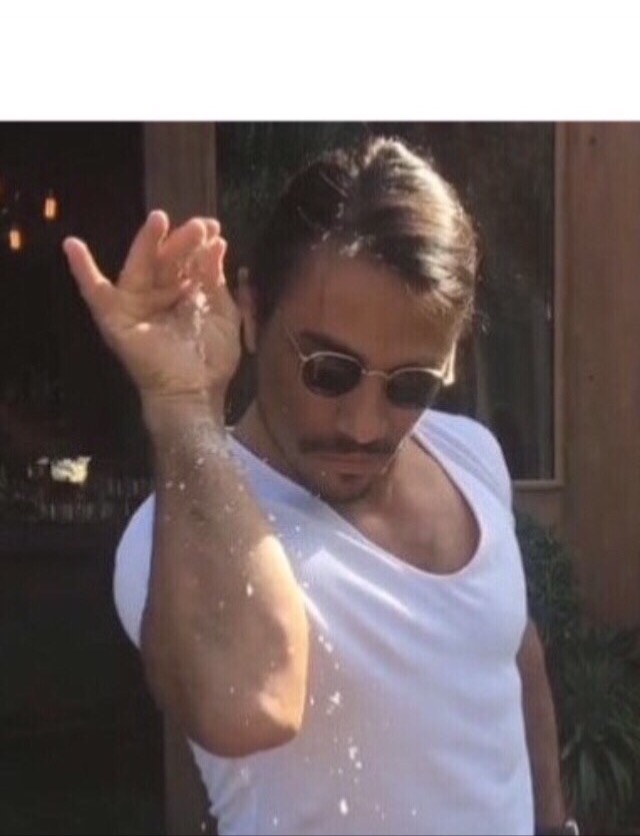 Saltbae Blank Meme Template