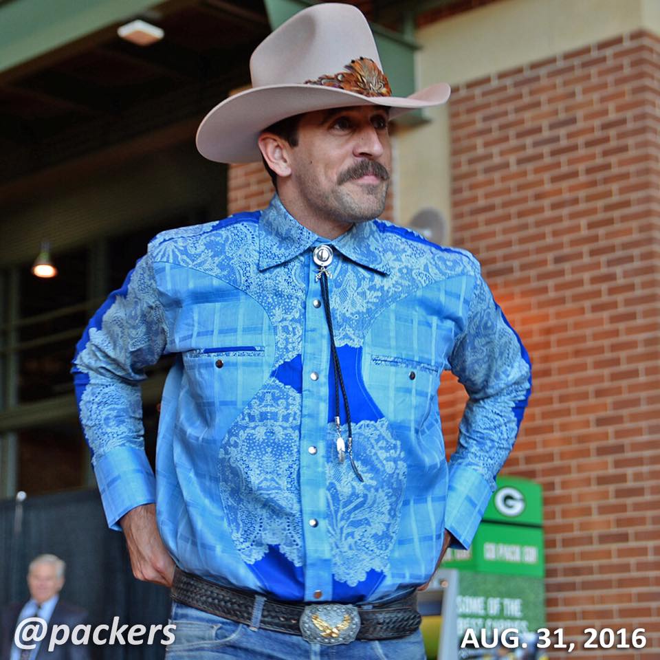 High Quality Sheriff Aaron Rodgers Blank Meme Template