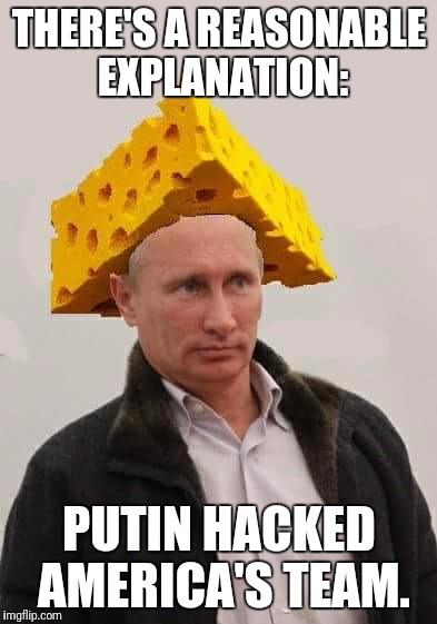 Putin did it. | THERE'S A REASONABLE EXPLANATION:; PUTIN HACKED AMERICA'S TEAM. | image tagged in dallas cowboys,green bay packers,vladimir putin | made w/ Imgflip meme maker
