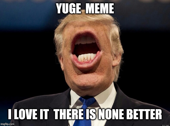 YUGE  MEME I LOVE IT  THERE IS NONE BETTER | made w/ Imgflip meme maker